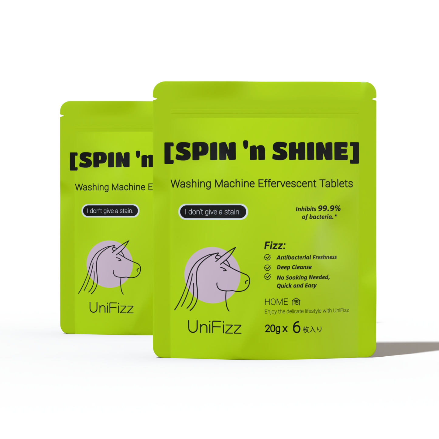 Spin 'n Shine Washing Machine Cleaning Tablets | Deep Clean