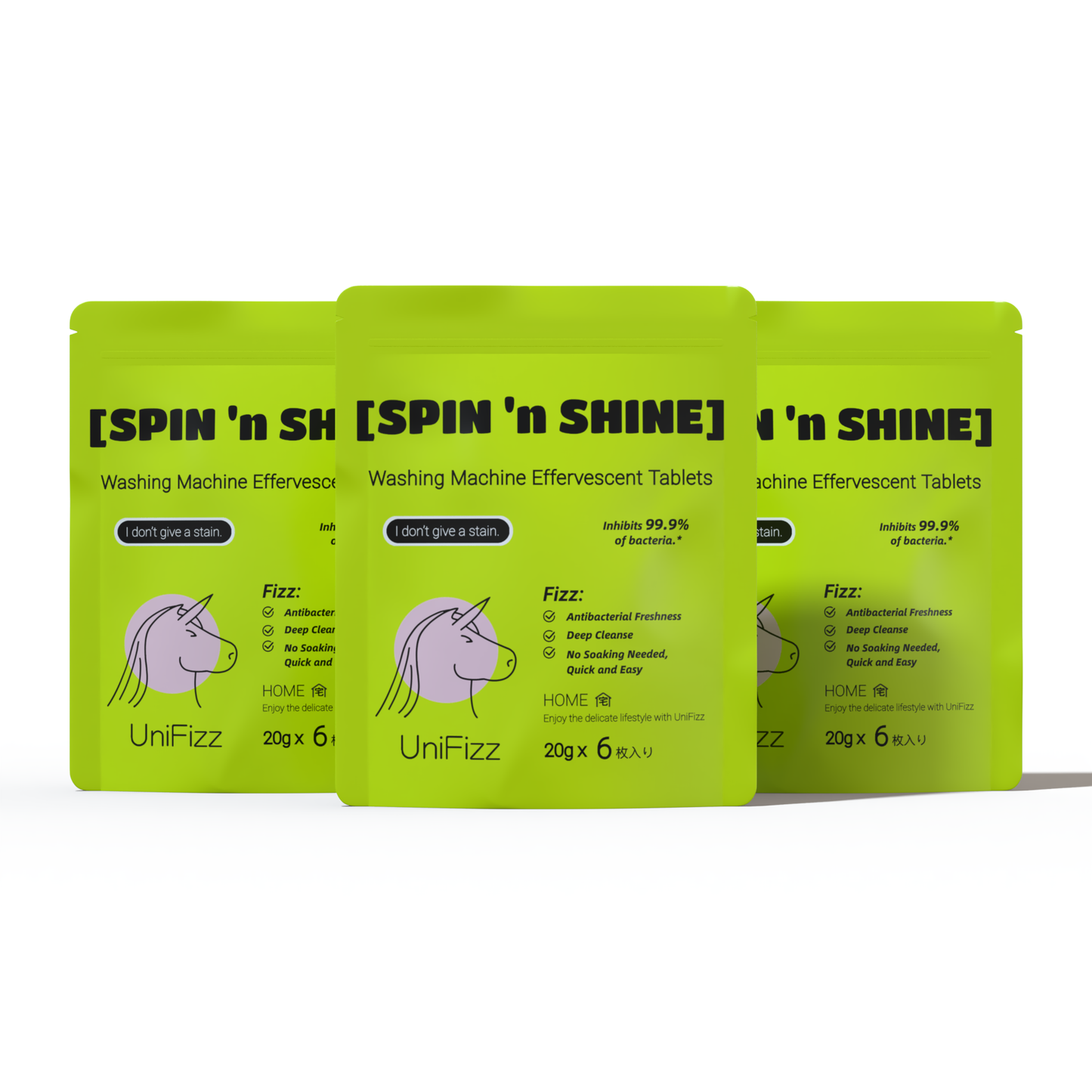 Spin 'n Shine Washing Machine Cleaning Tablets | Deep Clean